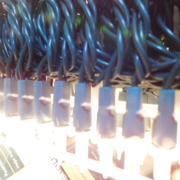 Vintage GE 100 Light String A Long Clear Bulbs Minature SET OF 2 - Picture 7 of 8